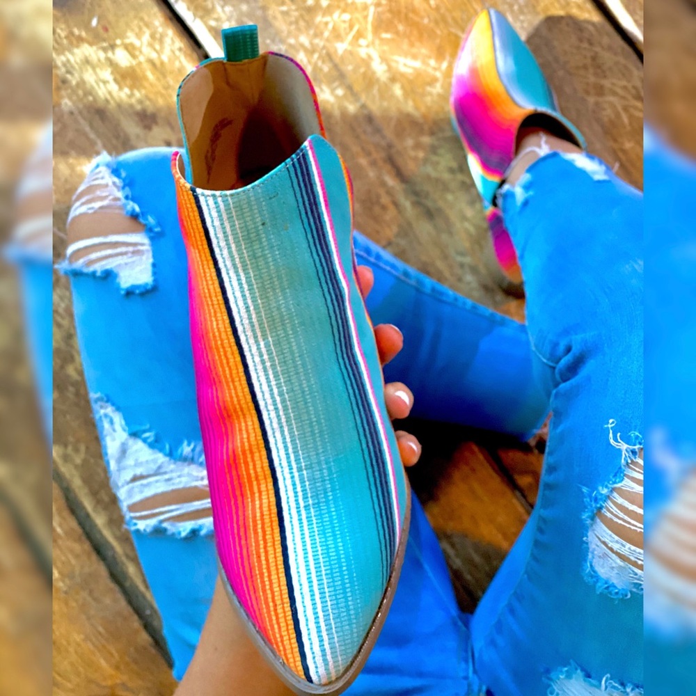 Serape Booties - Picture 3 of 16